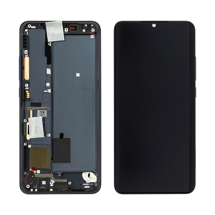 LCD ekraan koos raamiga Xiaomi Mi Note 10/ Note 10 Pro/ Note 10 Lite originaal (must)