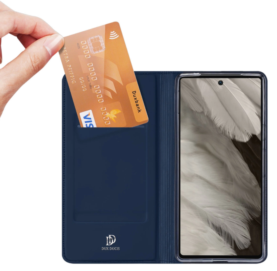 Ümbris kaanega Dux Ducis "Skin Pro" Samsung A165 A16 4G / A166 A16 5G (tumesinine)