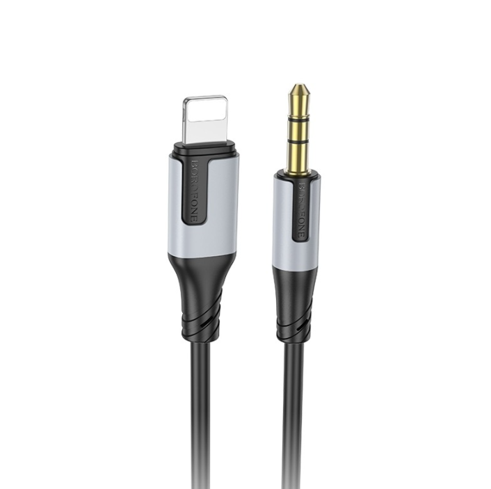 AUX kaabel Borofone BL19 3.5mm-Lightning (must)