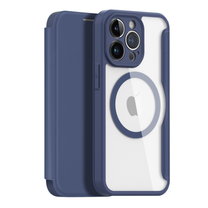 Ümbris kaanega Dux Ducis Skin X Pro Apple iPhone 15 Pro (sinine)