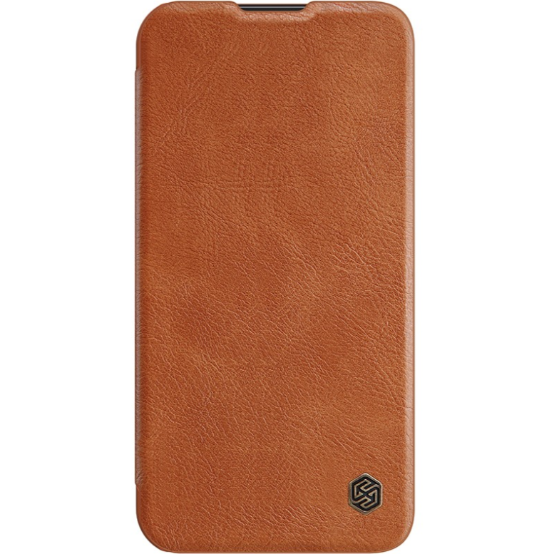 Ümbris Nillkin Qin Pro Leather iPhone 14 Plus (pruun)
