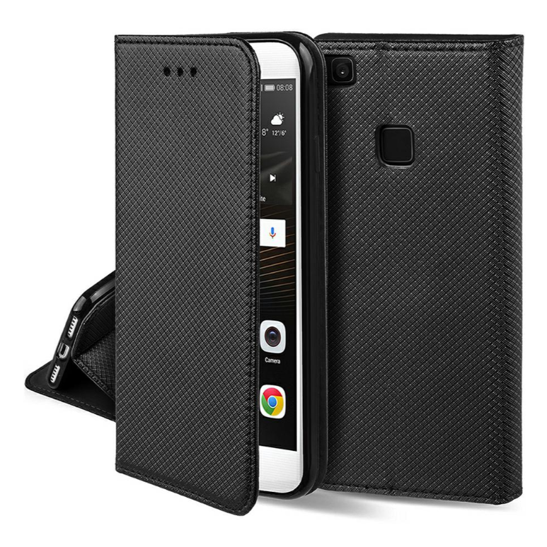 Ümbris kaanega Smart Magnet iPhone 12 Pro Max (must)