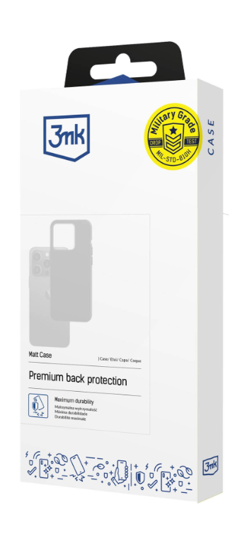 Silikoon 3mk Matt Case Xiaomi Redmi 14C / Redmi A4 / Poco C75 (must)