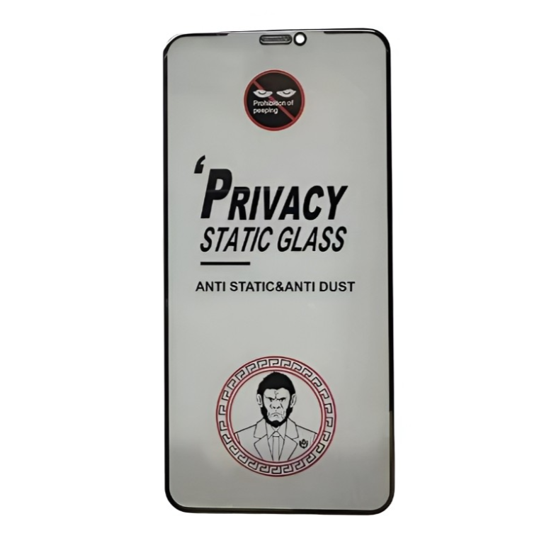 Kaitseklaas ESD Anti-Static Privacy Full Glue iPhone 12 Pro Max (must)