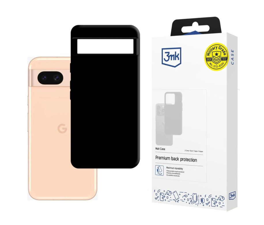 Silikoon 3MK Matt Case Google Pixel 8A 5G (must)