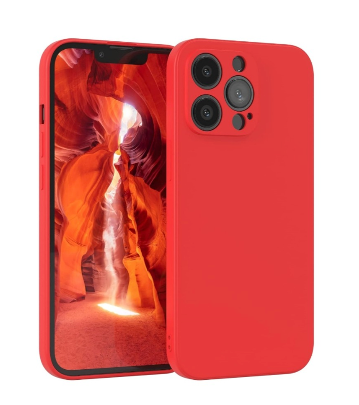 Silikoon Liquid Silicone 1.5mm Xiaomi Redmi 14C / Redmi A4 / Poco C75 (punane)