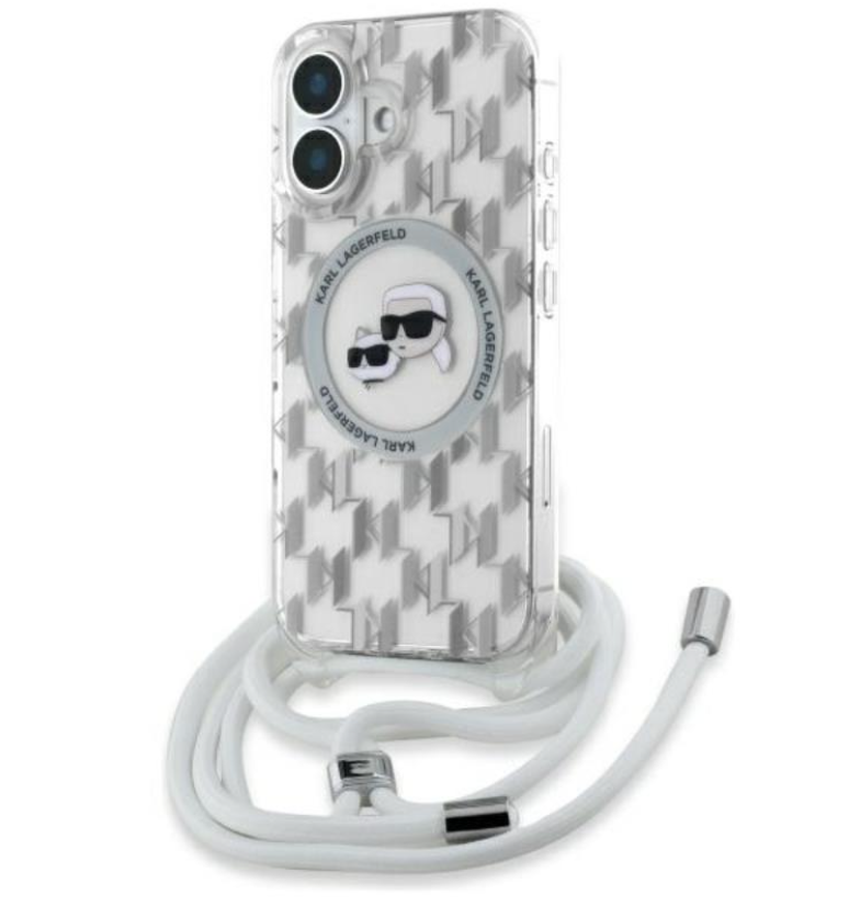 Karl Lagerfeld MagSafe Ümbris KLHMP16SHCKCKLCT iPhone 16 (läbipaistev)