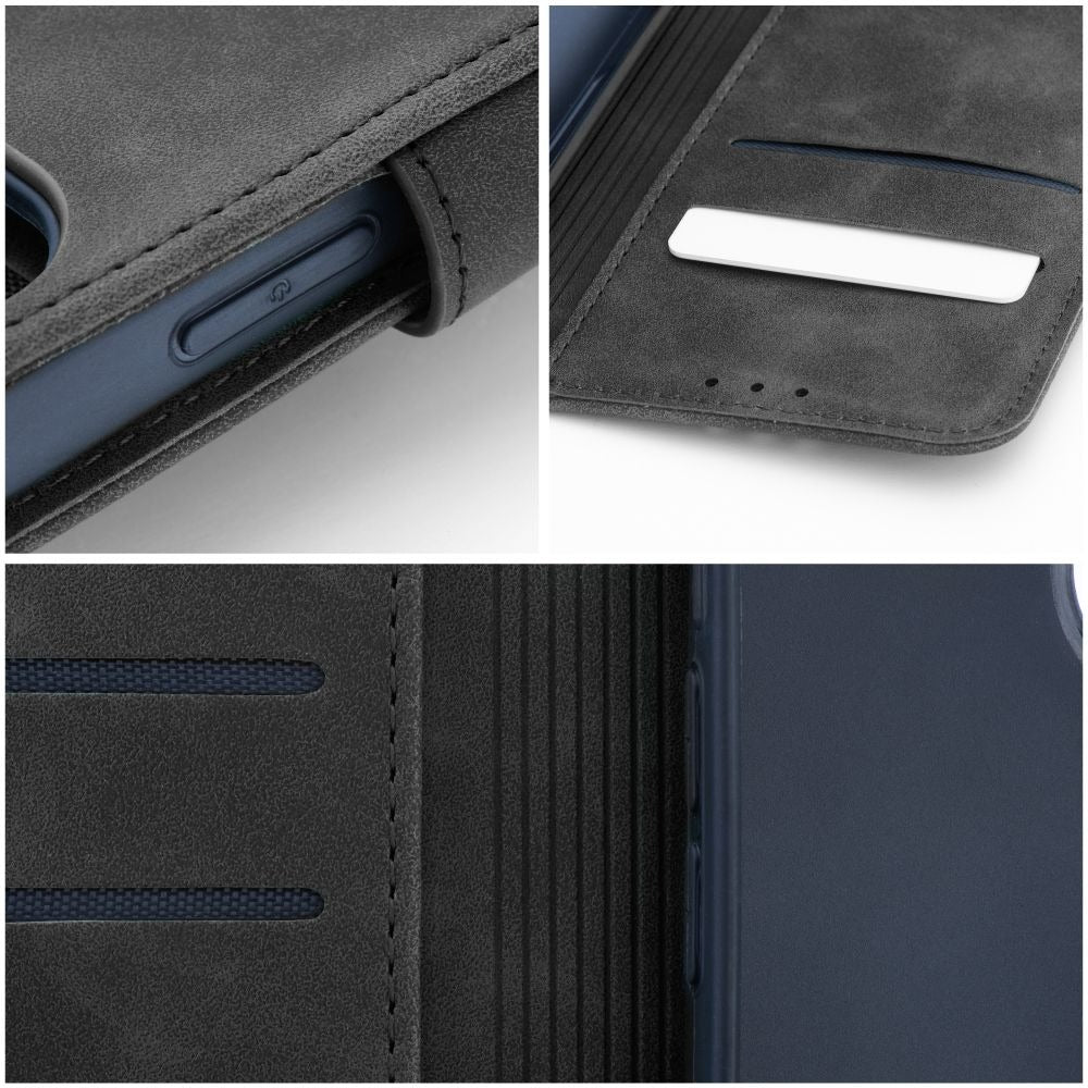 Ümbris kaanega Forcell Tender Iphone 14 Plus (must)