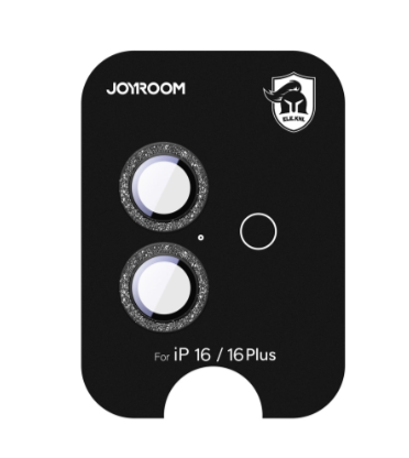Kaitseklaas Joyroom JR-MFY0298 Glitter tagakaamerale iPhone 16/ 16 Plus (must)