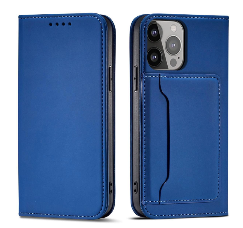 Ümbris kaanega Pouch Card Wallet Samsung S23 Ultra (sinine)