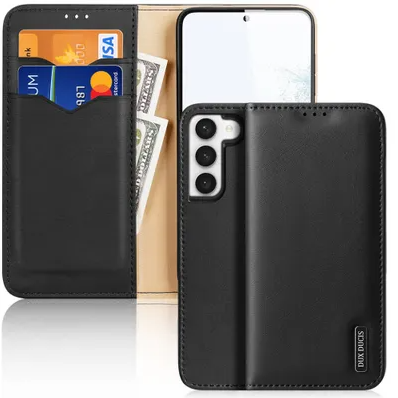 Ümbris kaanega Dux Ducis Hivo S23 Plus (must)