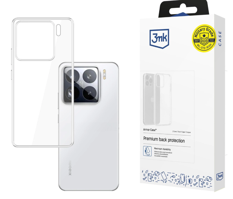 Silikoon 3MK Clear Case Xiaomi 15 Pro (läbipaistev)