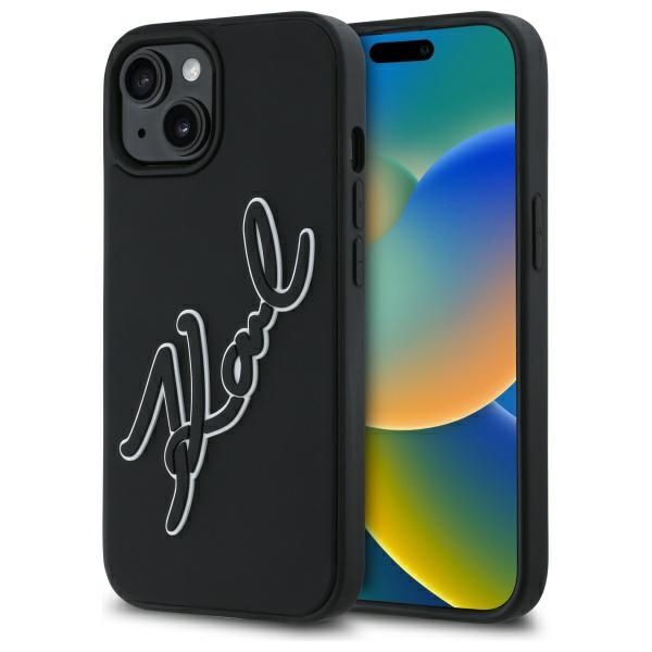 Karl Lagerfeld Ümbris KLHCP15X3DRKSDLK iPhone 15 Pro Max (must)