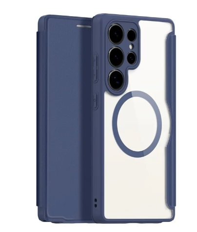 Ümbris kaanega Dux Ducis Skin X Pro Samsung S25 Edge (sinine)