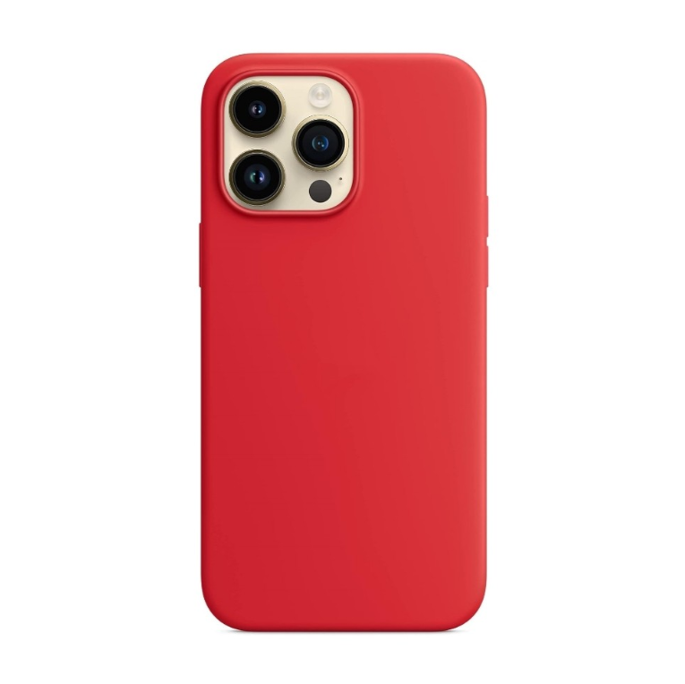 Ümbris Mag Silicone Apple iPhone 16 (punane)