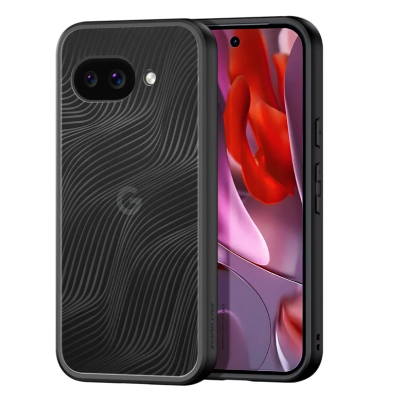 Ümbris Dux Ducis Aimo Google Pixel 9a (läbipaistev / must)