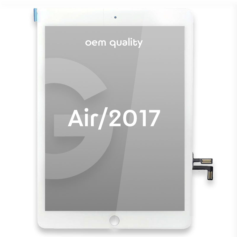 Varuosa iPad 5 / iPad 6 / 2017 / 2018 9.7" puutepaneel (Valge) Analoog