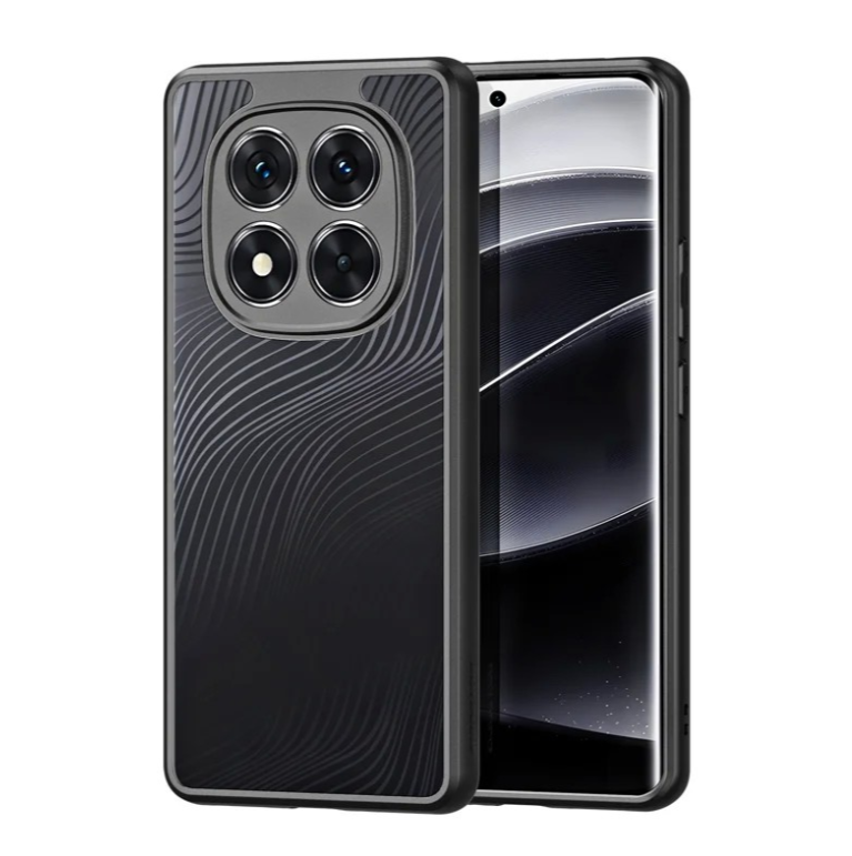 Ümbris Dux Ducis Aimo Xiaomi Redmi Note 14 Pro 5G / Poco X7 (läbipaistev / must)