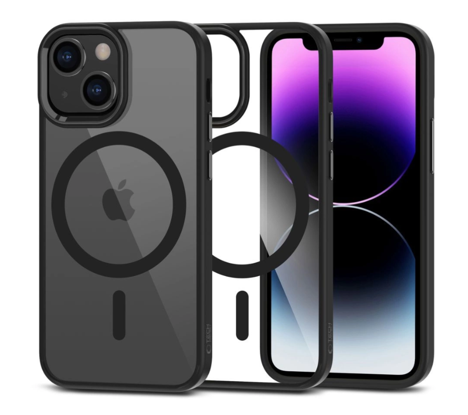 Ümbris Tech-Protect Magmat Magsafe iPhone 12 mini/ 13 mini (läbipaistev / must)