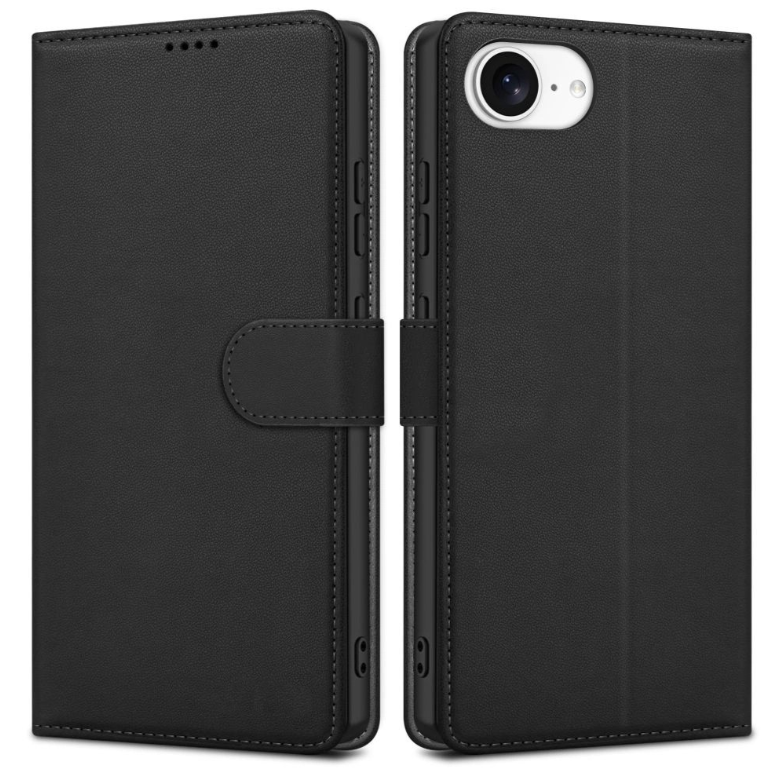 Ümbris kaanega Fancy Wallet Xiaomi Redmi 14C/ Redmi A4/ Poco C75 (must)