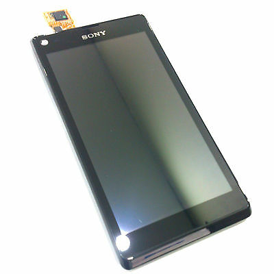 Varuosa Sony Xperia L/C2104/C2105 ekraan+puutepaneel raamiga (must)
