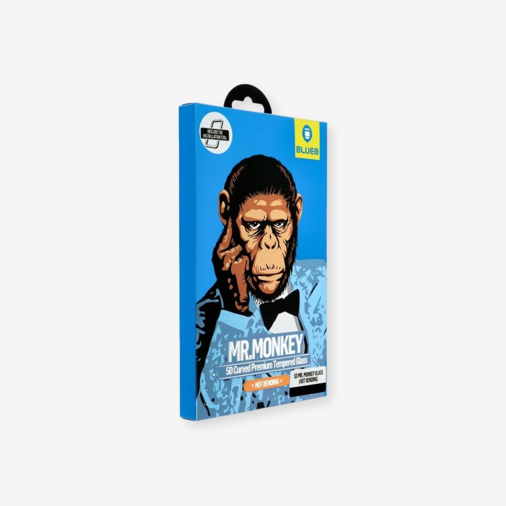 Kaitseklaas "Mr. Monkey 5D" Full Glue Strong Matte Iphone 12 / Iphone 12 Pro (must)