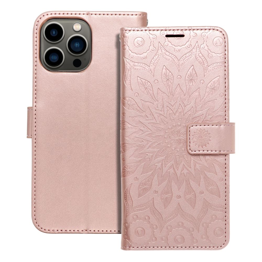 Ümbris kaanega Mezzo Iphone 13 Pro Max(mandala/roosa kuld)