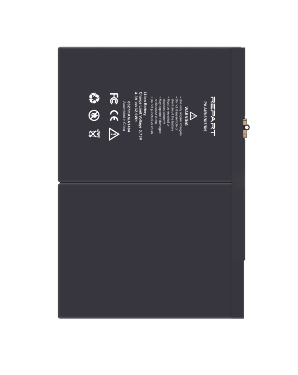 Aku Apple iPad Air / iPad (2017) / iPad 6 / iPad 7 (10.2) / iPad 8 (10.2) / iPad 9 (10.2) (analoog)