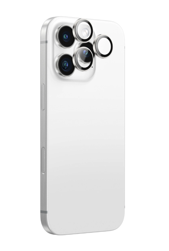 Kaitseklaas AmazingThing tagakaamerale iPhone 15 Pro / 15 Pro Max / 16 Pro / 16 Pro Max / 17 Pro / 17 Pro Max (hõbe)