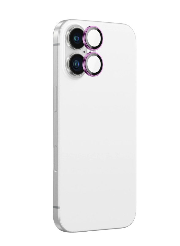 Kaitseklaas AmazingThing tagakaamerale iPhone 16/ 16 Plus (roosa)