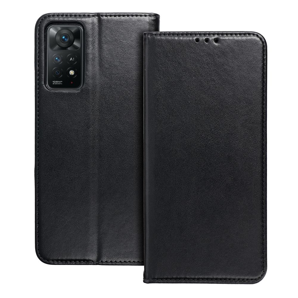 Ümbris kaanega SMART MAGNETO Xiaomi Redmi Note 12 4G (must)