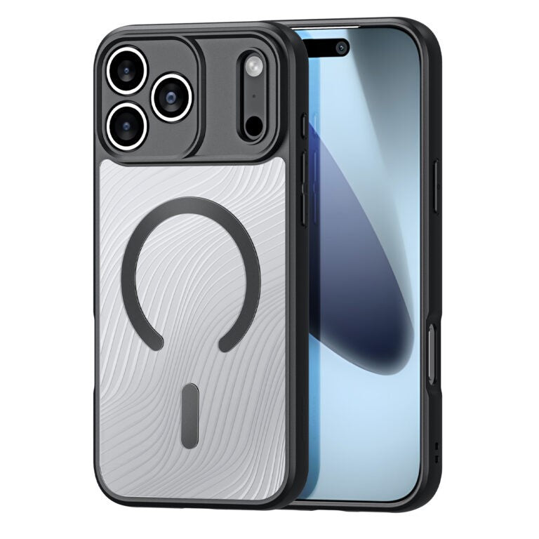 Ümbris Dux Ducis Aimo Mag iPhone 17 Pro Max (läbipaistev / must)