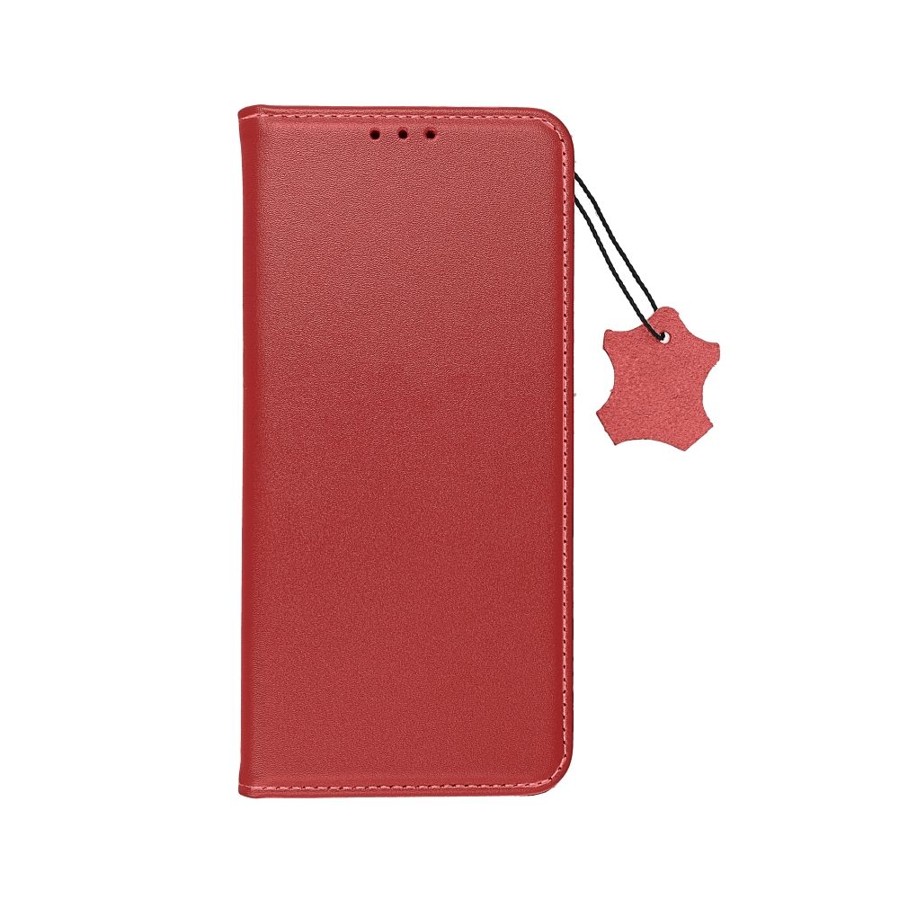 Ümbris kaanega Leather SMART PRO iPhone 17 (punane)