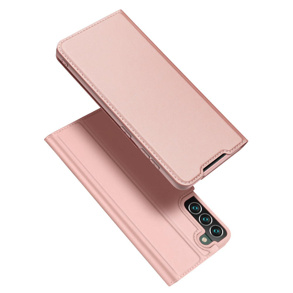 Ümbris kaanega Dux Ducis Skin Pro Samsung S22 Plus (roosa kuldne)