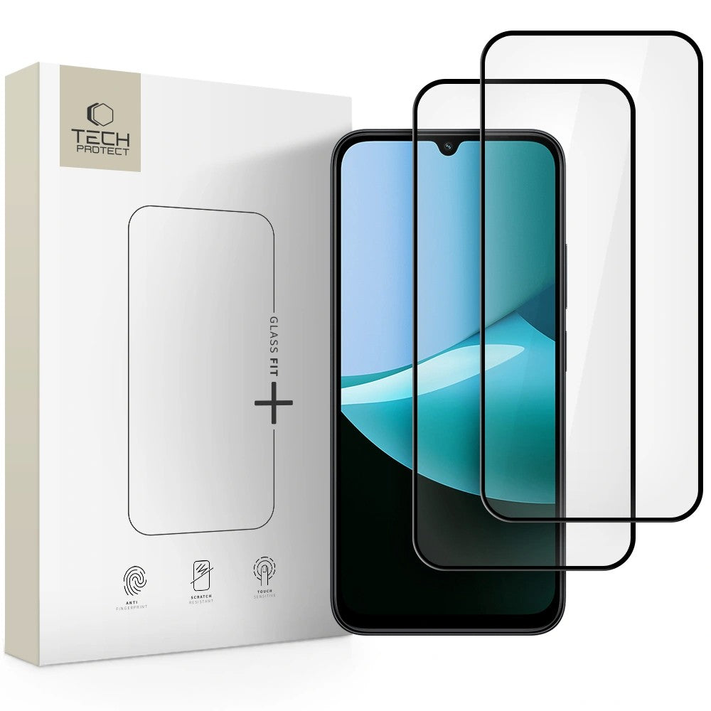 Kaitseklaas Tech-Protect Glass Fit+ Xiaomi Redmi 15C 4G (must)
