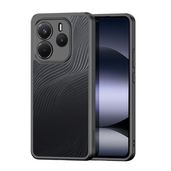 Ümbris Dux Ducis Aimo Xiaomi Redmi Note 14 4G (läbipaistev / must)