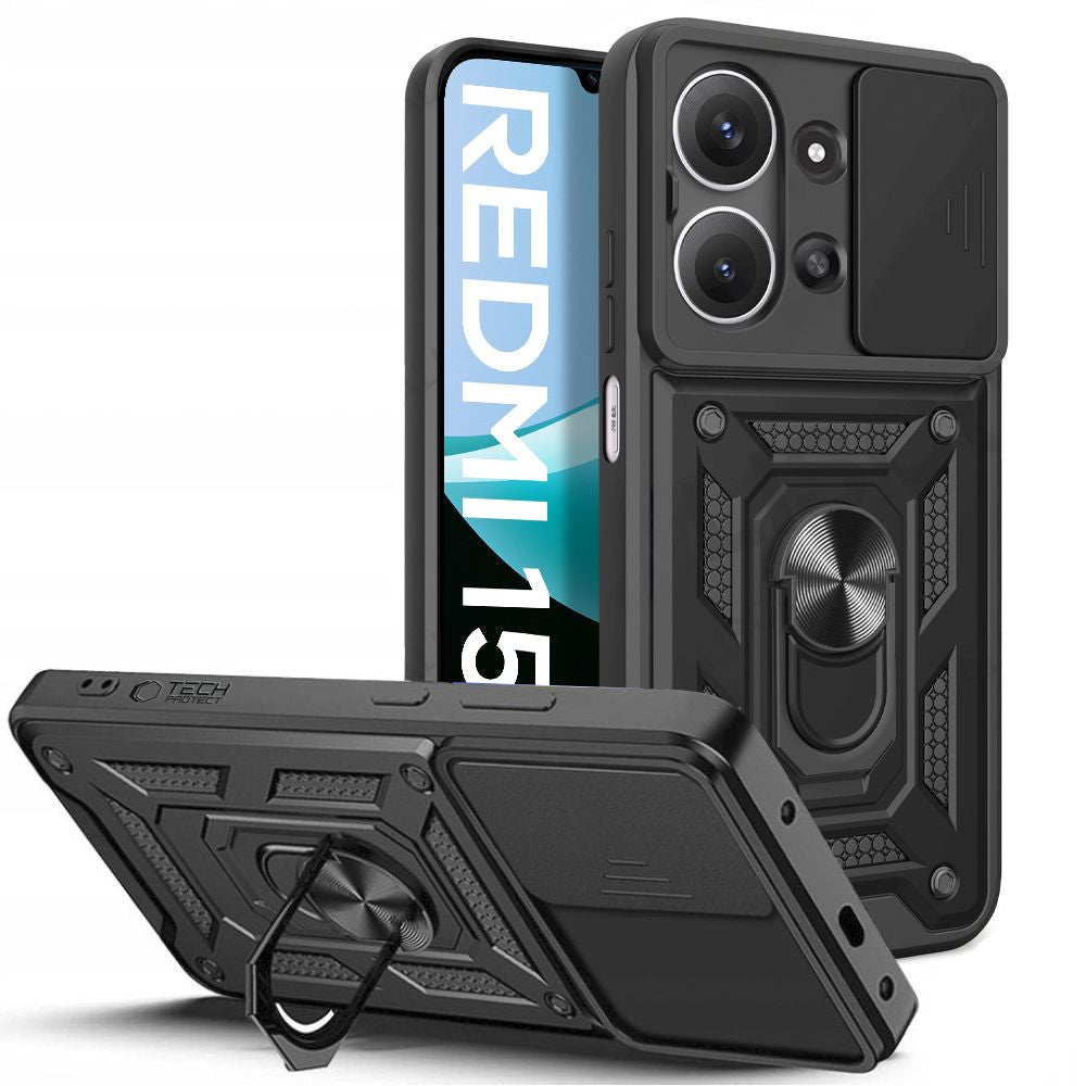 Ümbris Tech-Protect CamShield Pro Xiaomi Redmi 15C (must)