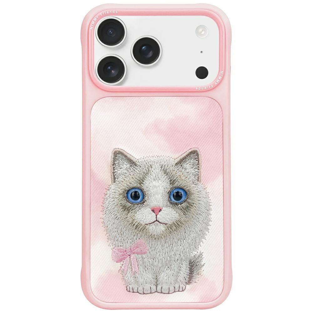Ümbris Nimmy Fashion Cat iPhone 17 Pro (roosa)