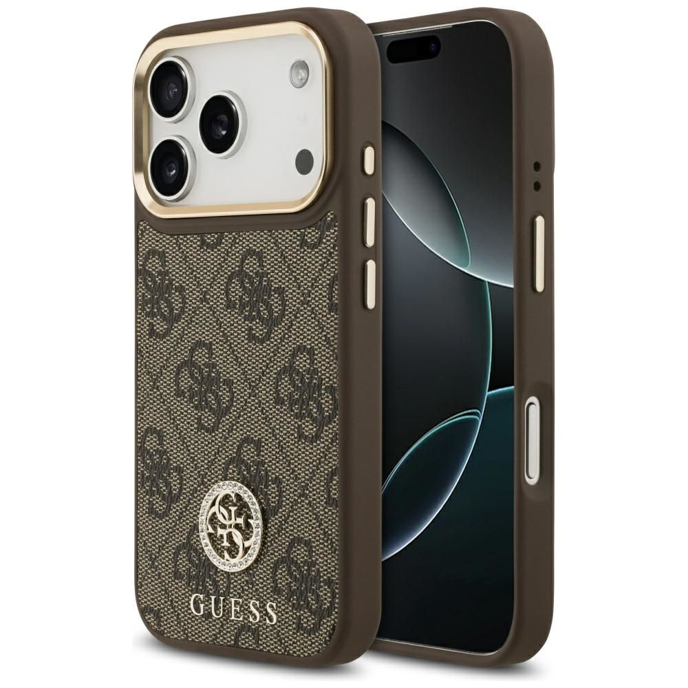 Guess MagSafe Ümbris GUHMP17LP4GRMDEW iPhone 17 Pro (pruun)