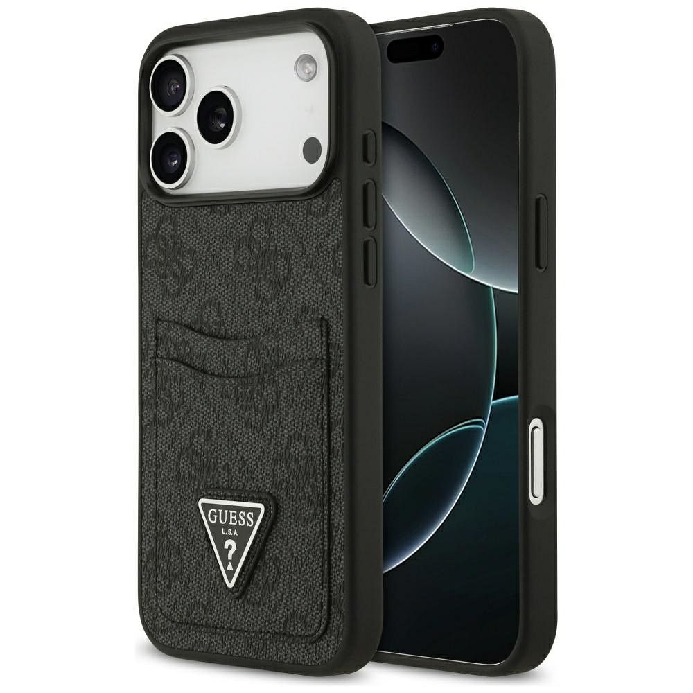 Guess Ümbris kaarditaskuga GUHCP17XP4TPK iPhone 17 Pro Max (must)
