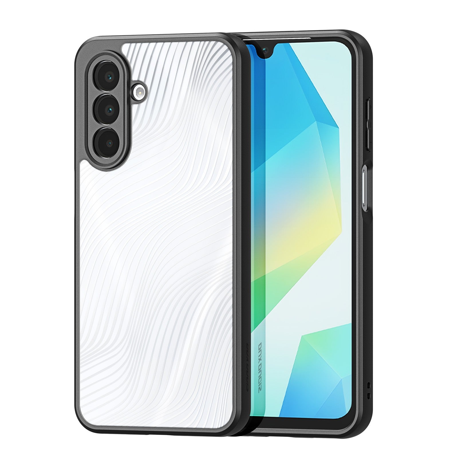 Ümbris Dux Ducis Aimo Samsung A175 A17 4G / A176 A17 5G (läbipaistev / must)
