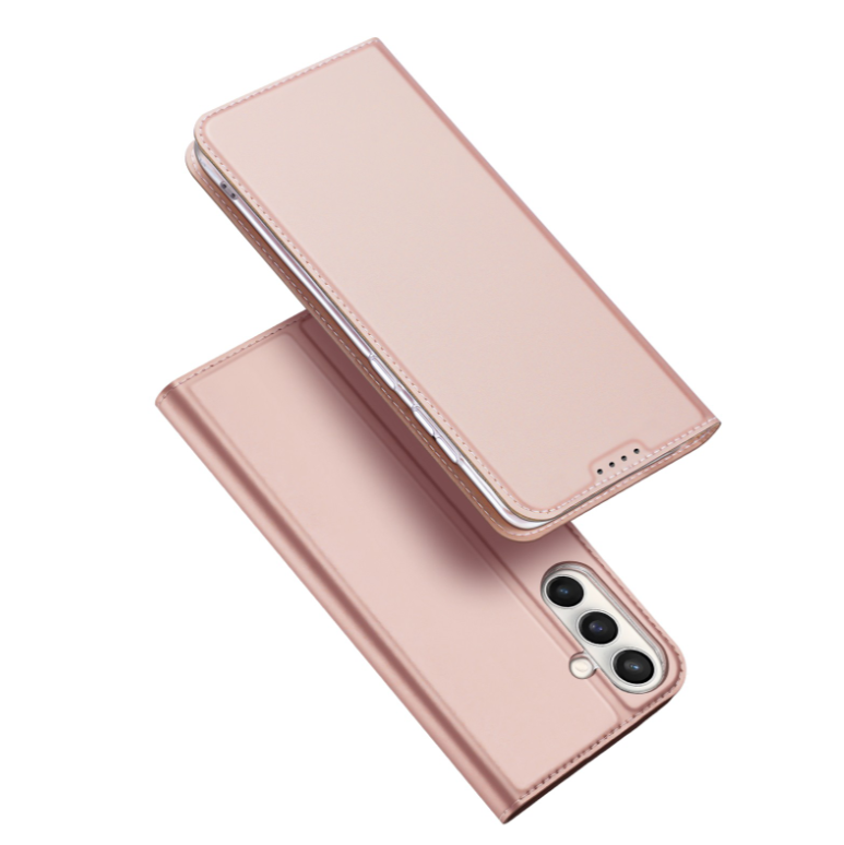 Ümbris kaanega Dux Ducis "Skin Pro" Samsung S25 FE (roosa kuldne)