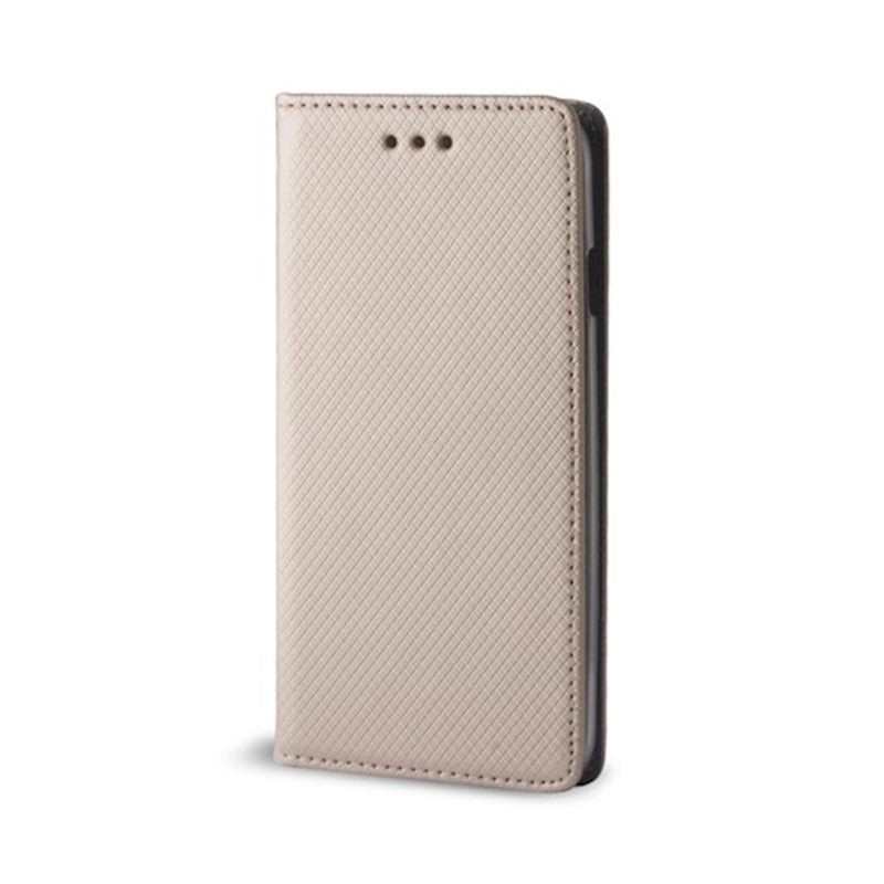 Ümbris kaanega Smart Magnet Samsung A125 A12 / M12 (kuldne)