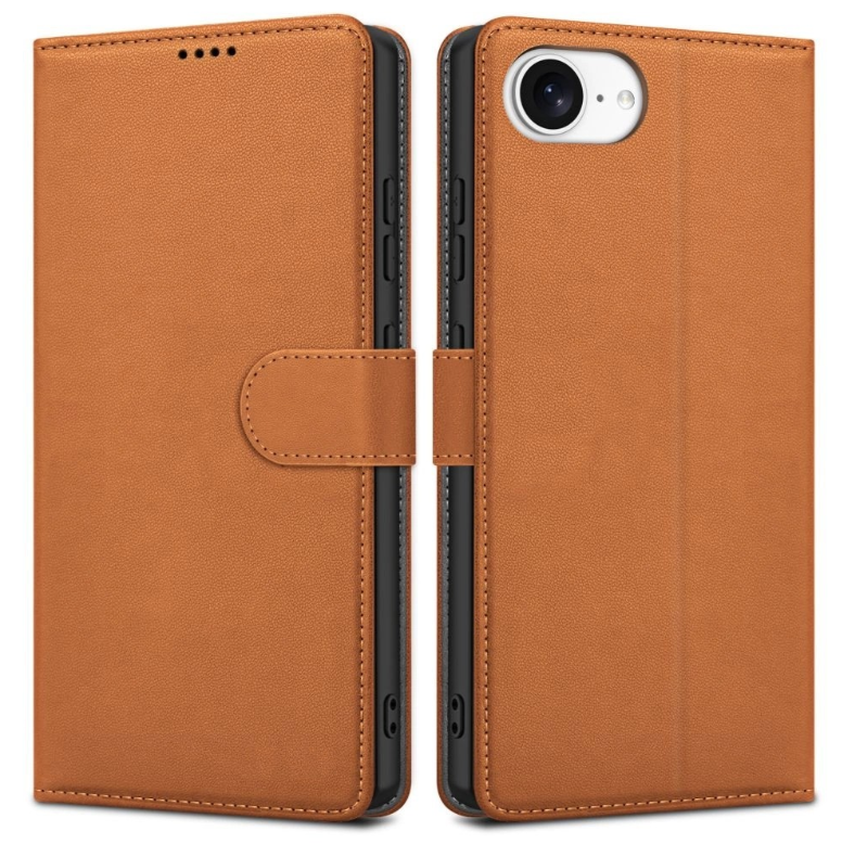 Ümbris kaanega Fancy Wallet Samsung A505 A50 (pruun)