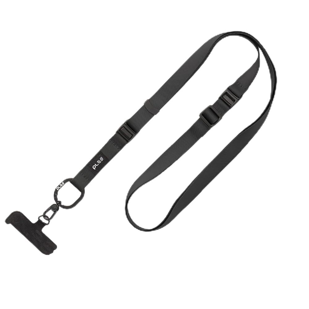 Universaalne Nöör Ples Two-way Telefoniümbristele 105-160cm (Black)