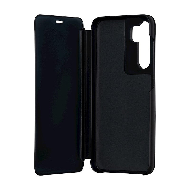 Ümbris kaanega Mirror View Samsung A14 4G / A14 5G (must)