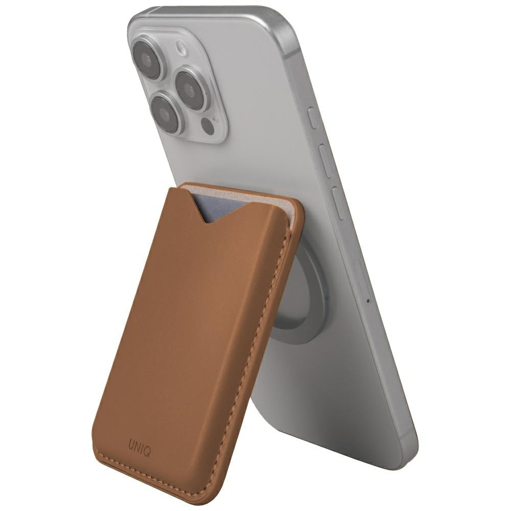 Kaarditasku Uniq Lyden Evo Magnetic MagSafe (pruun)