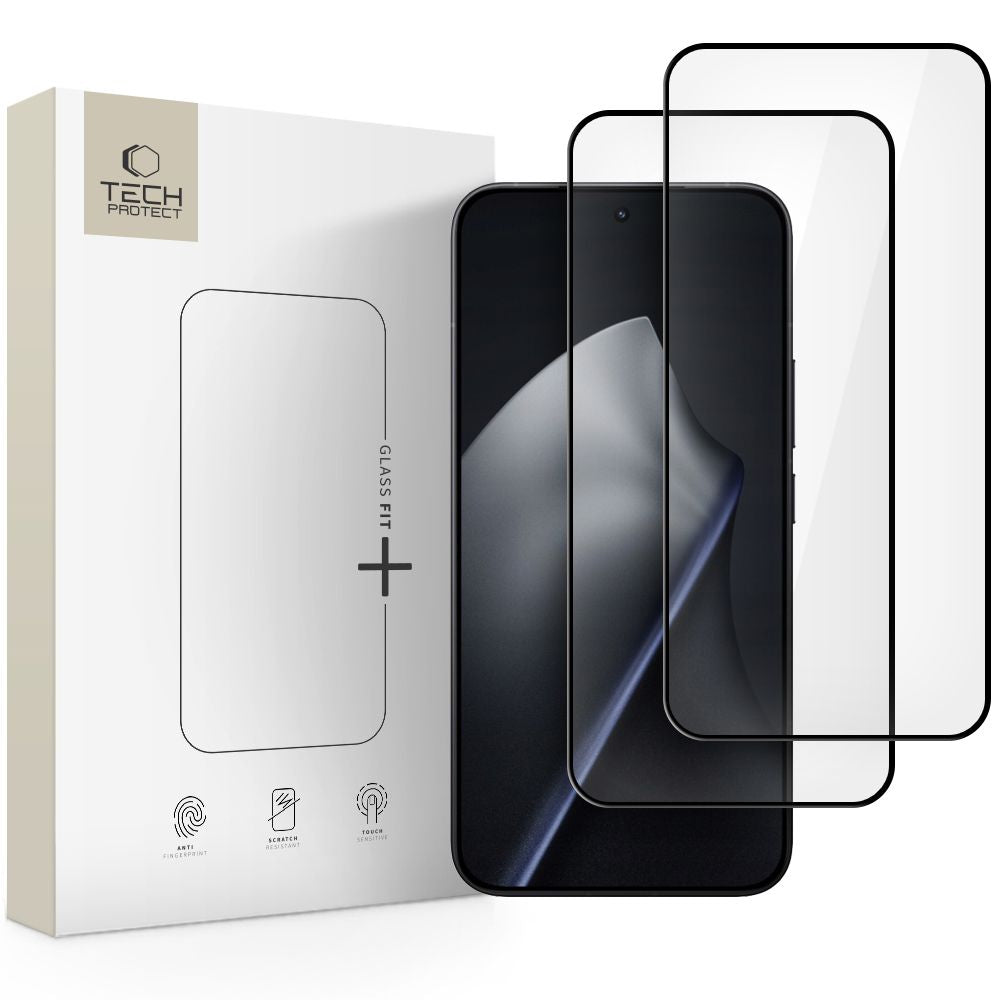 Kaitseklaas Tech-Protect Glass Fit+ Xiaomi 15T / 15T Pro (must)