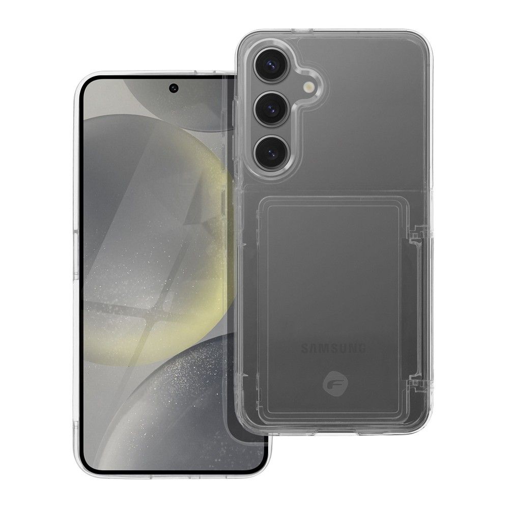 Soft Case FORCELL F-PROTECT Crystal Pocket Case Samsung S24 Plus (läbipaistev)