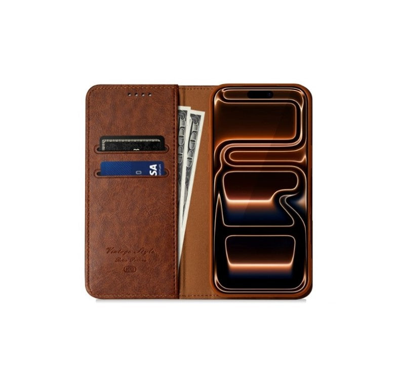 Ümbris kaanega HDD Clasp Wallet Case iPhone 13/ iPhone 14 (tumesinine)